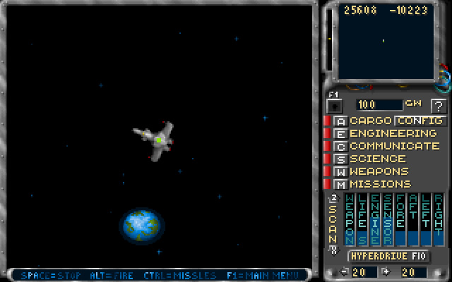 solar-winds-2-galaxy screenshot for dos