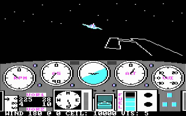 solo-flight screenshot for dos