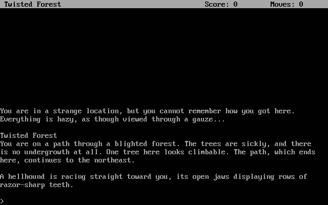 sorcerer screenshot for dos