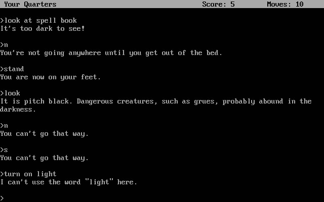 sorcerer screenshot for dos