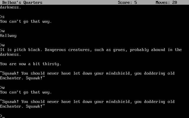 sorcerer screenshot for dos