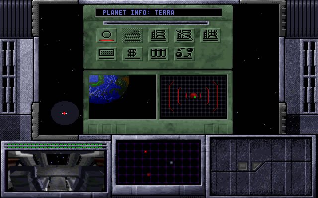 space-federation screenshot for dos