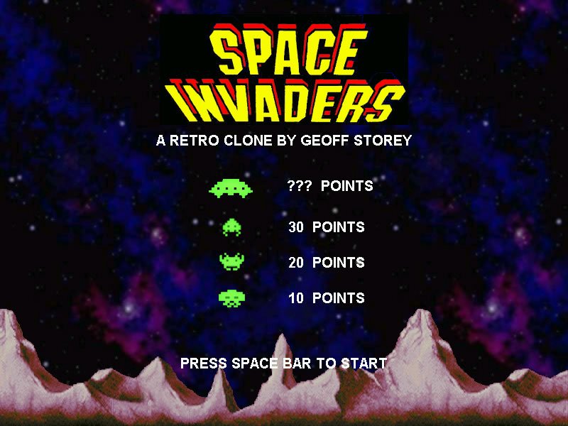 space-invaders-2001 screenshot for winxp