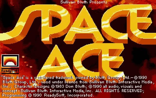 space-ace screenshot for dos