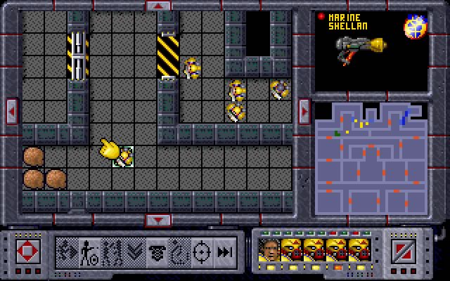 space-crusade screenshot for dos