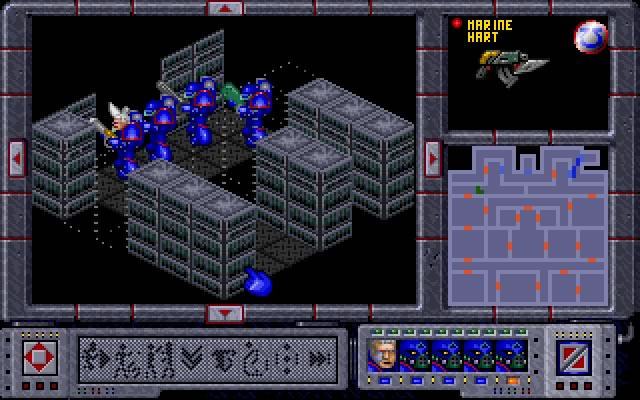 space-crusade screenshot for dos