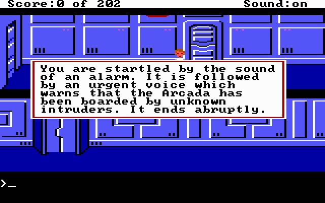 space-quest-1-the-sarien-encounter screenshot for dos