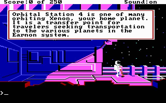 space-quest-2-vohaul-s-revenge screenshot for dos