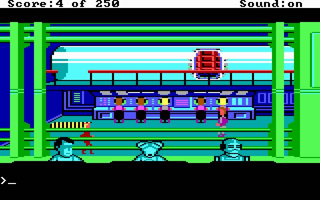 space-quest-2-vohaul-s-revenge screenshot for dos