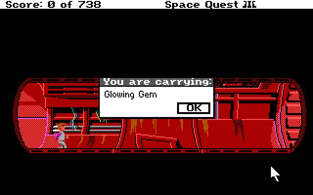 space-quest-3-the-pirates-of-pestulon screenshot for dos