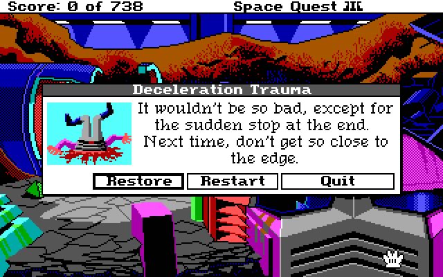 space-quest-3-the-pirates-of-pestulon screenshot for dos