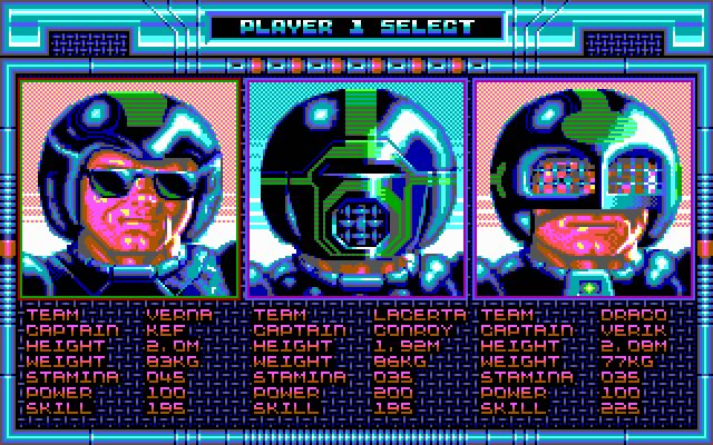 speedball screenshot for dos