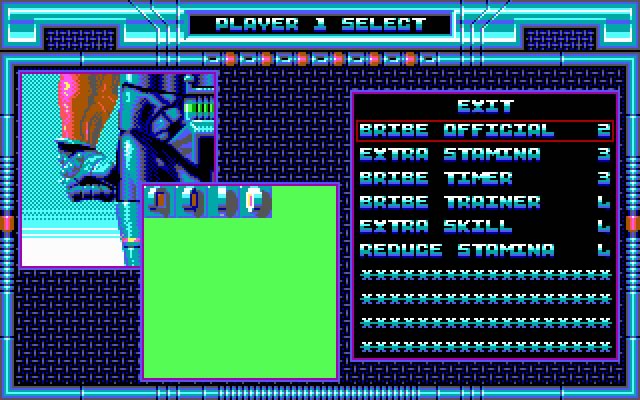 speedball screenshot for dos