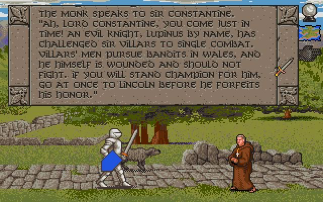 spirit-of-excalibur screenshot for dos