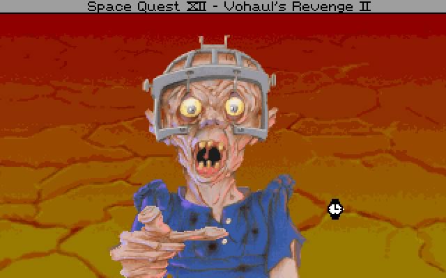 space-quest-4-roger-wilco-and-the-time-rippers screenshot for dos