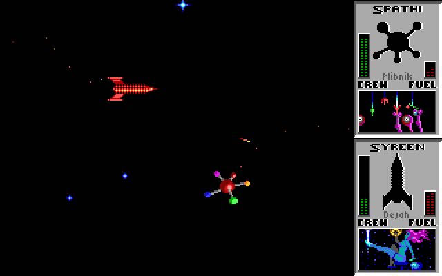 star-control screenshot for dos