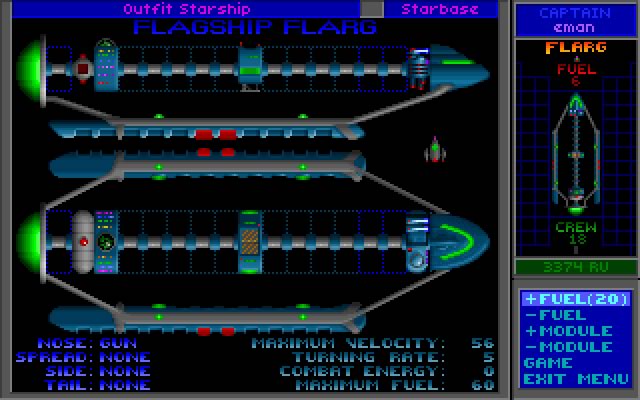 star-control-2 screenshot for dos