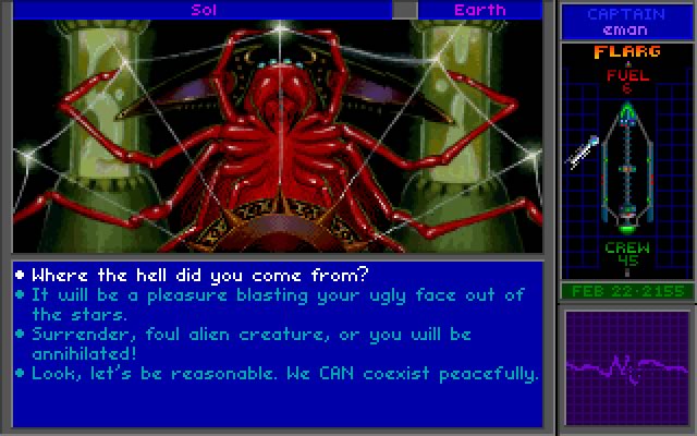 star-control-2 screenshot for dos