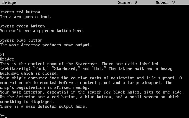 starcross screenshot for dos