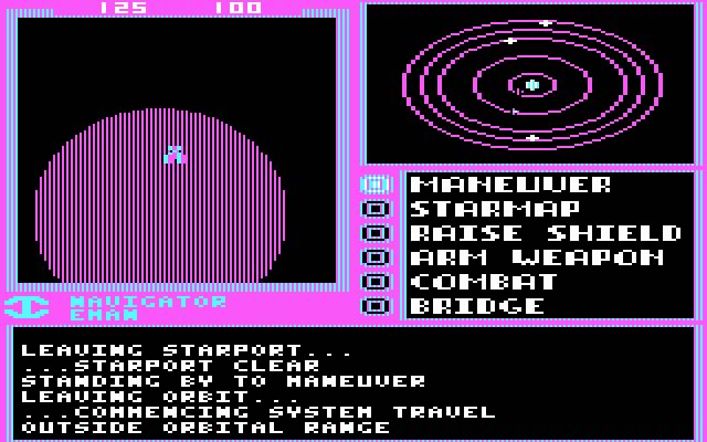 starflight screenshot for dos