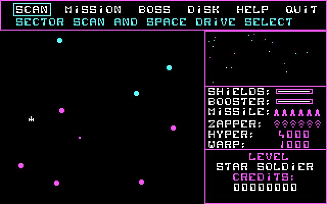 starlord screenshot for dos