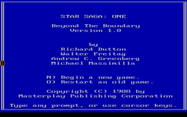 Star Saga: One - Beyond the Boundary