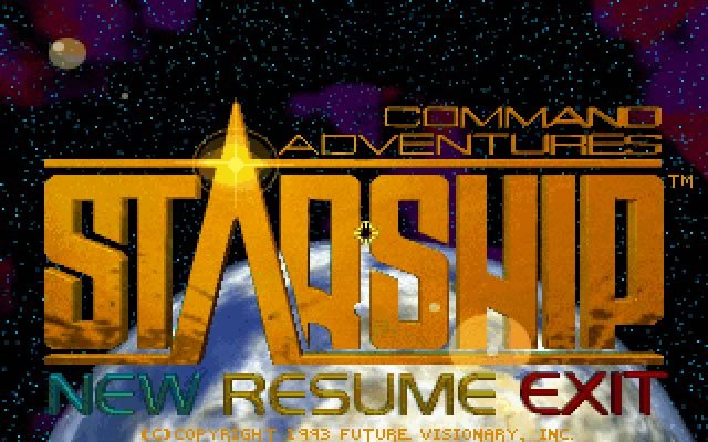 command-adventures-starship screenshot for dos