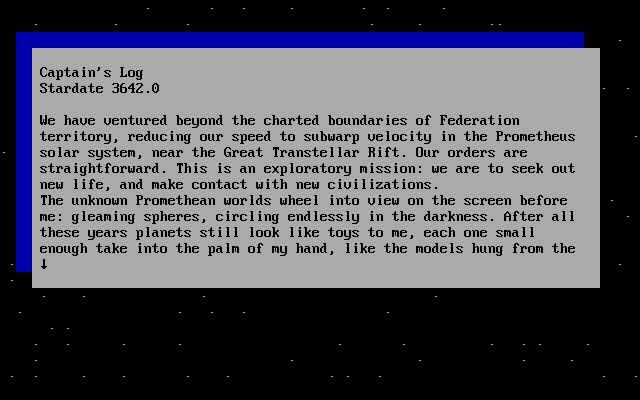 Star Trek: The Promethean Prophecy screenshot