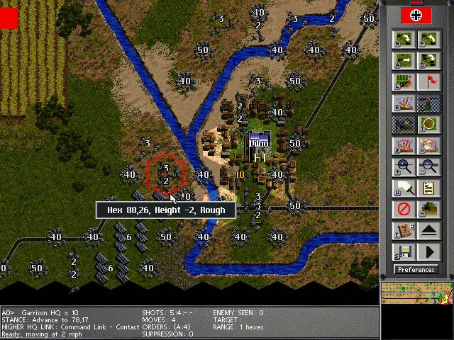 steel-panthers-3-brigade-command-1939-1999 screenshot for dos