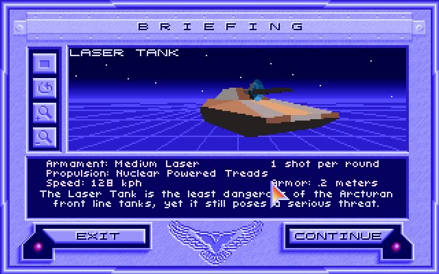 stellar-7 screenshot for dos