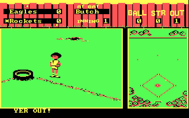 street-sports-baseball screenshot for dos