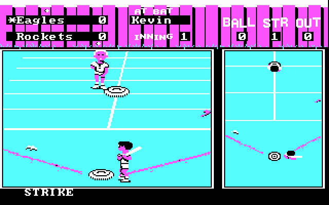 street-sports-baseball screenshot for dos