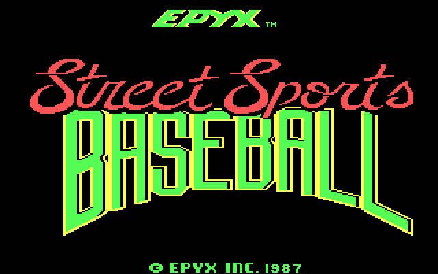 street-sports-baseball screenshot for dos