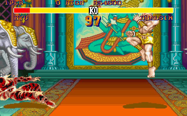 street-fighter-2 screenshot for dos