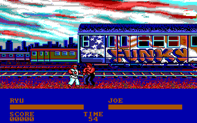 street-fighter screenshot for dos