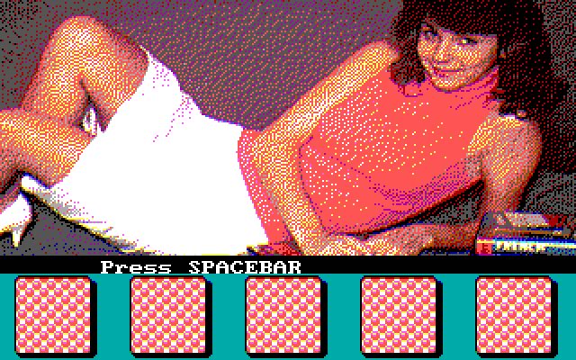 strip-poker-2 screenshot for dos