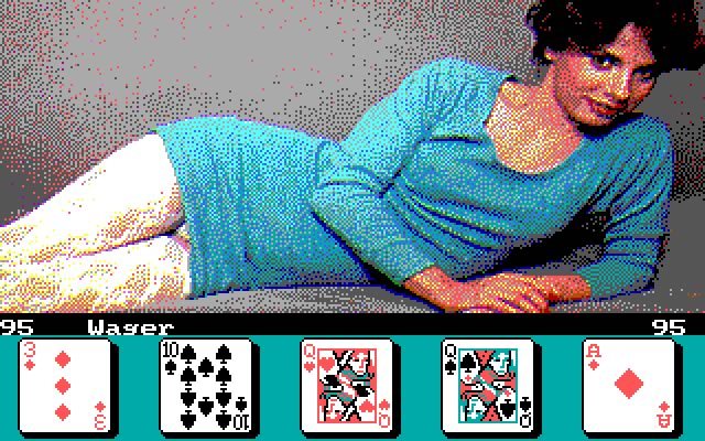 strip-poker-2 screenshot for dos
