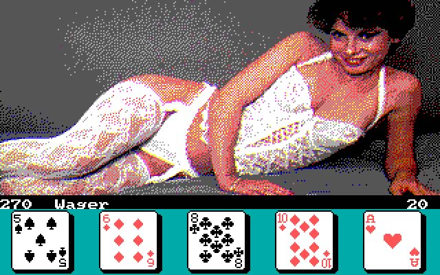 strip-poker-2 screenshot for dos