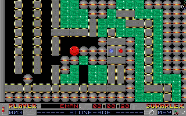 supaplex screenshot for dos