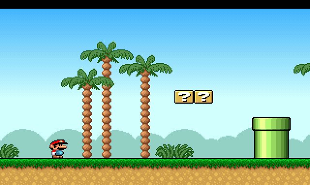 super-mariio-bros screenshot for dos