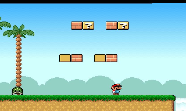 super-mariio-bros screenshot for dos