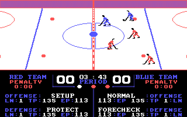 superstar-ice-hockey screenshot for dos