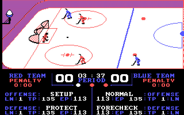 superstar-ice-hockey screenshot for dos