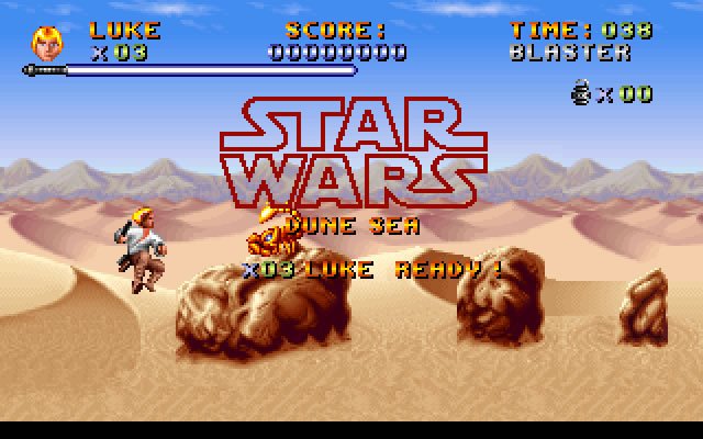 super-star-wars screenshot for dos