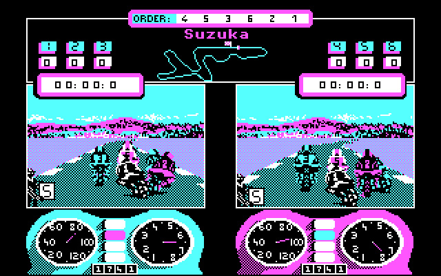 superbike-challenge screenshot for dos