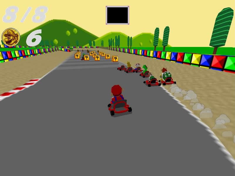 Super Mario Kart remake screenshot
