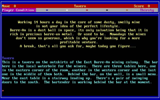 supernova screenshot for dos