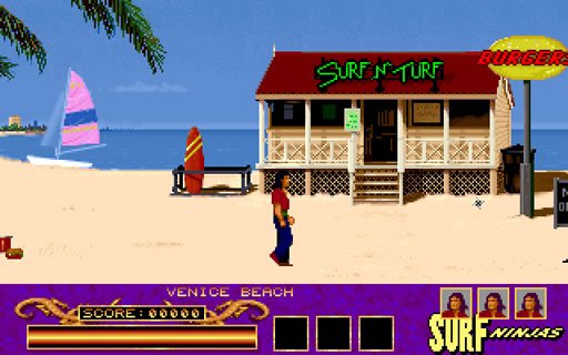 surf-ninjas screenshot for dos