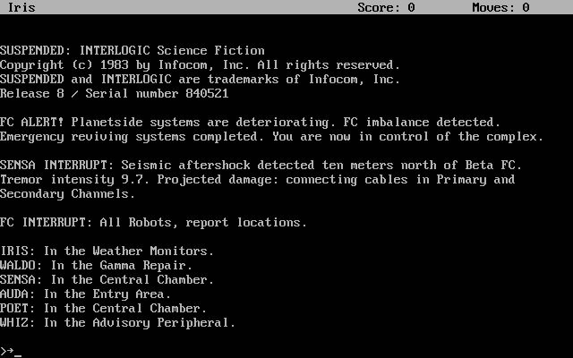 suspended screenshot for dos