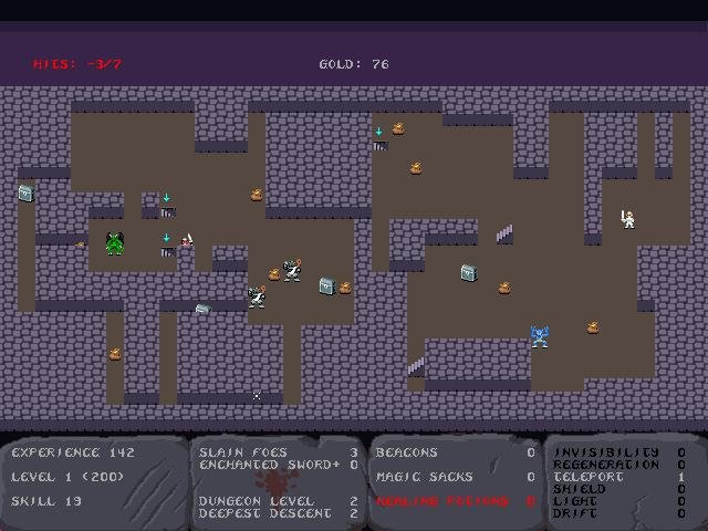 Sword of Fargoal remake screenshot